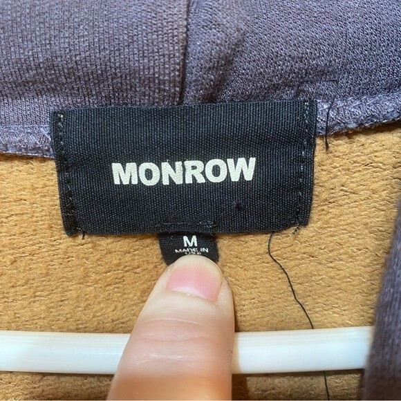 Monrow- Gray/Red/Leopard Print Matching Hoodie & Sweatpant Jogger Set - Picture 4 of 12